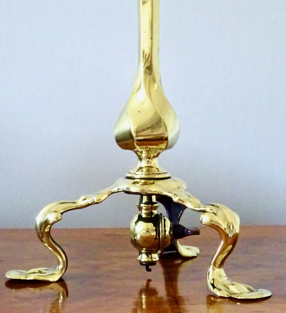 A REGISTERED PULLMAN LAMP - Circa 1910 View II
