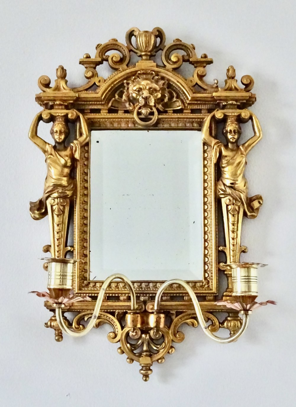 DATED 1897 A PAIR OF GIRANDOLES View II