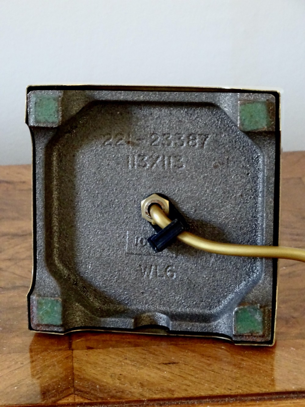 EARLY 20thC HEAVY BRASS LAMP View IV