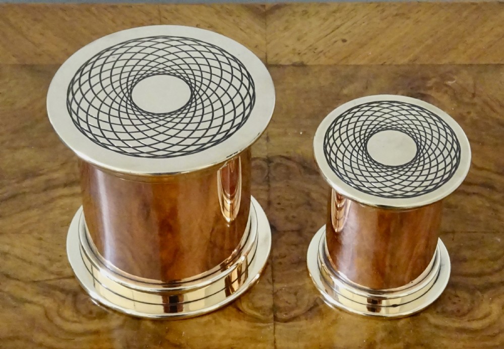 PAIR ARTS AND CRAFTS MACIVER ORTON POTS WITH LIDS