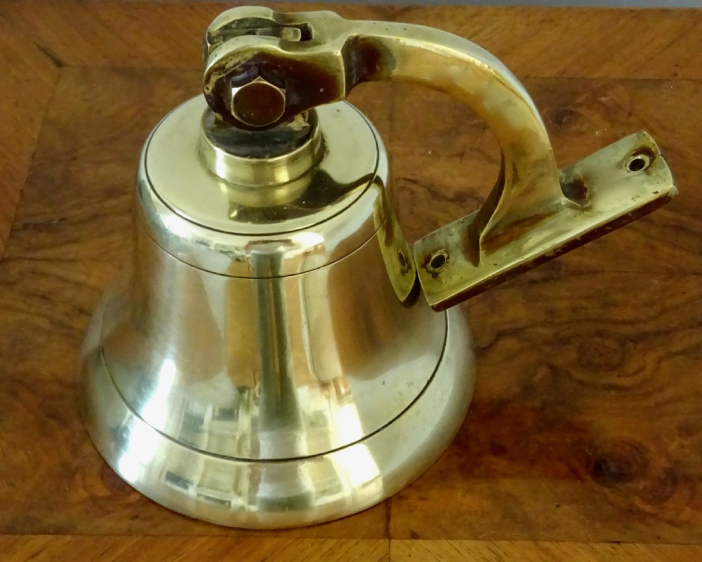 WALL MOUNTED BRASS SHIP'S BELL View III