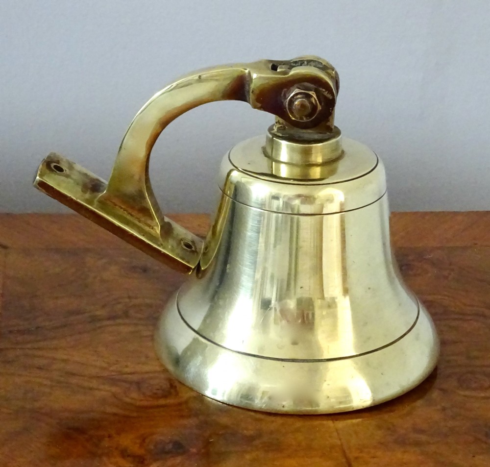WALL MOUNTED BRASS SHIP'S BELL