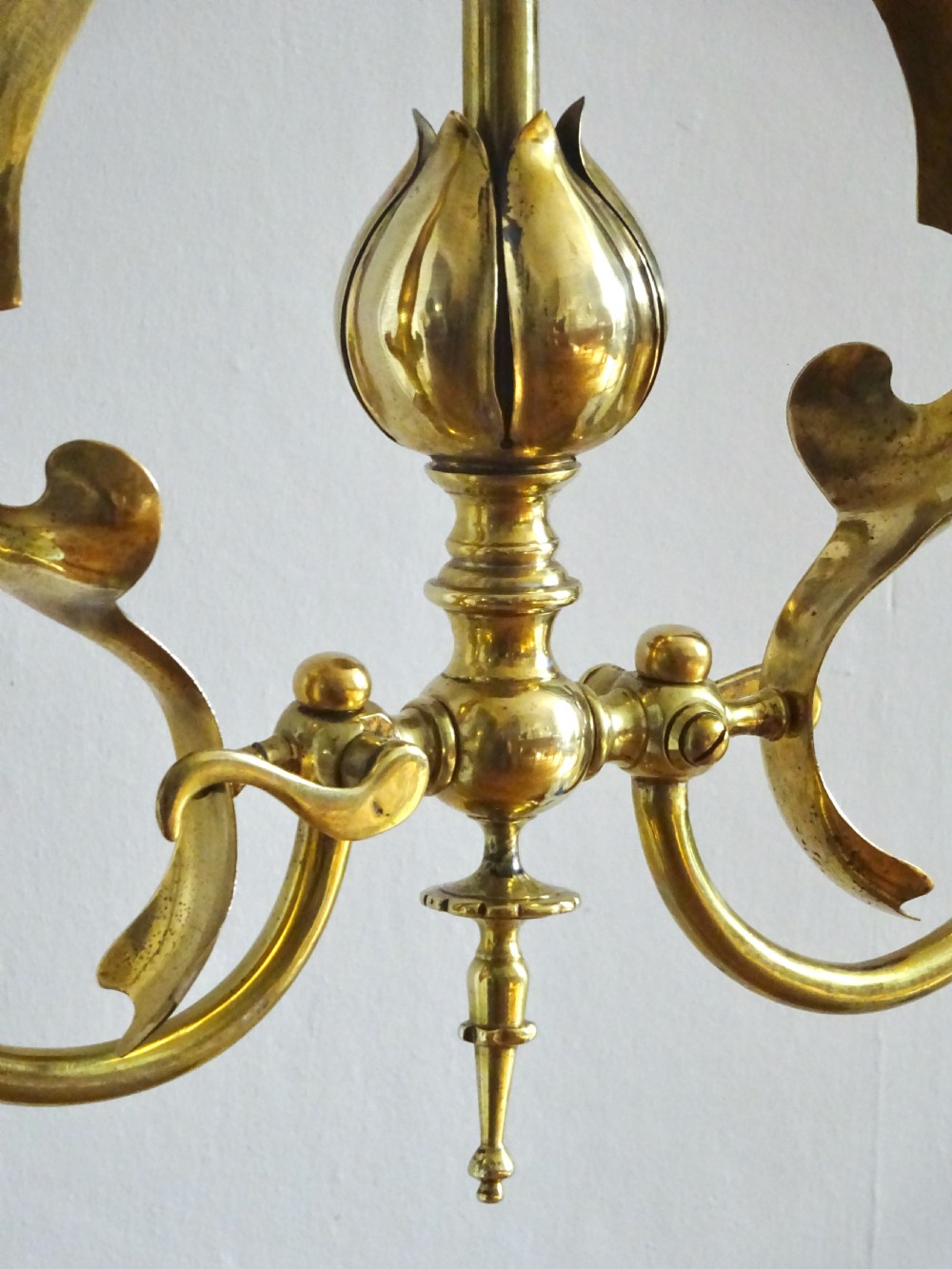ART NOUVEAU GAS CEILING LIGHT View VIII