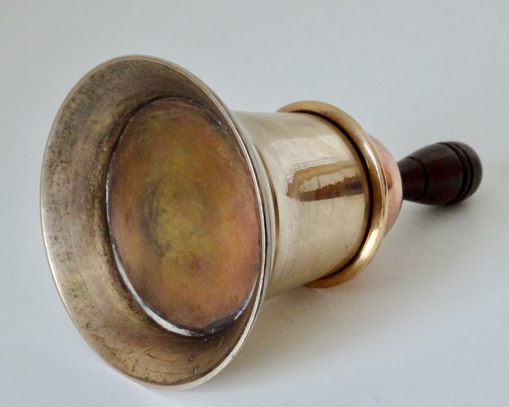 BRASS AND COPPER INK POT IN A BELL View VI