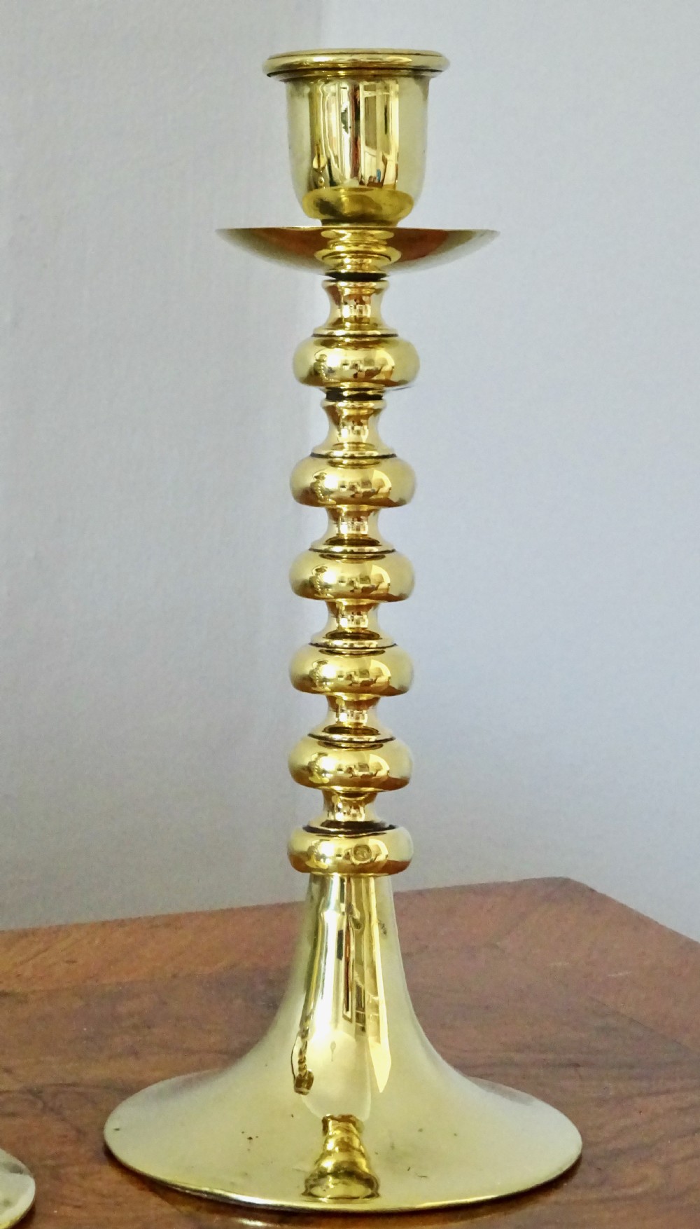 REG. NO.   GOOD QUALITY BRASS CANDLESTICKS View II
