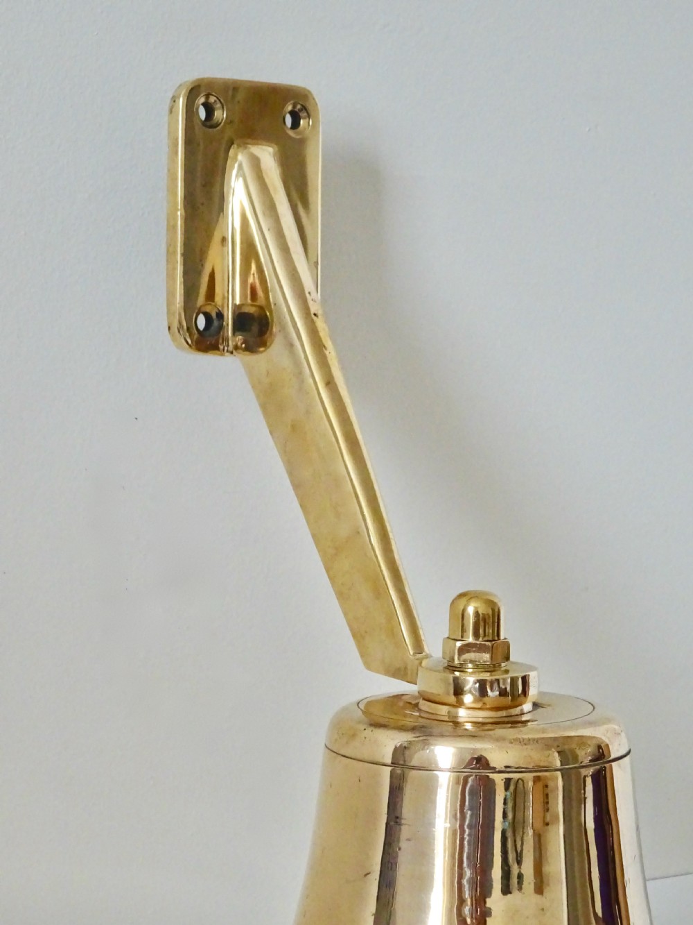 WALL MOUNTED BRASS BELL View IV