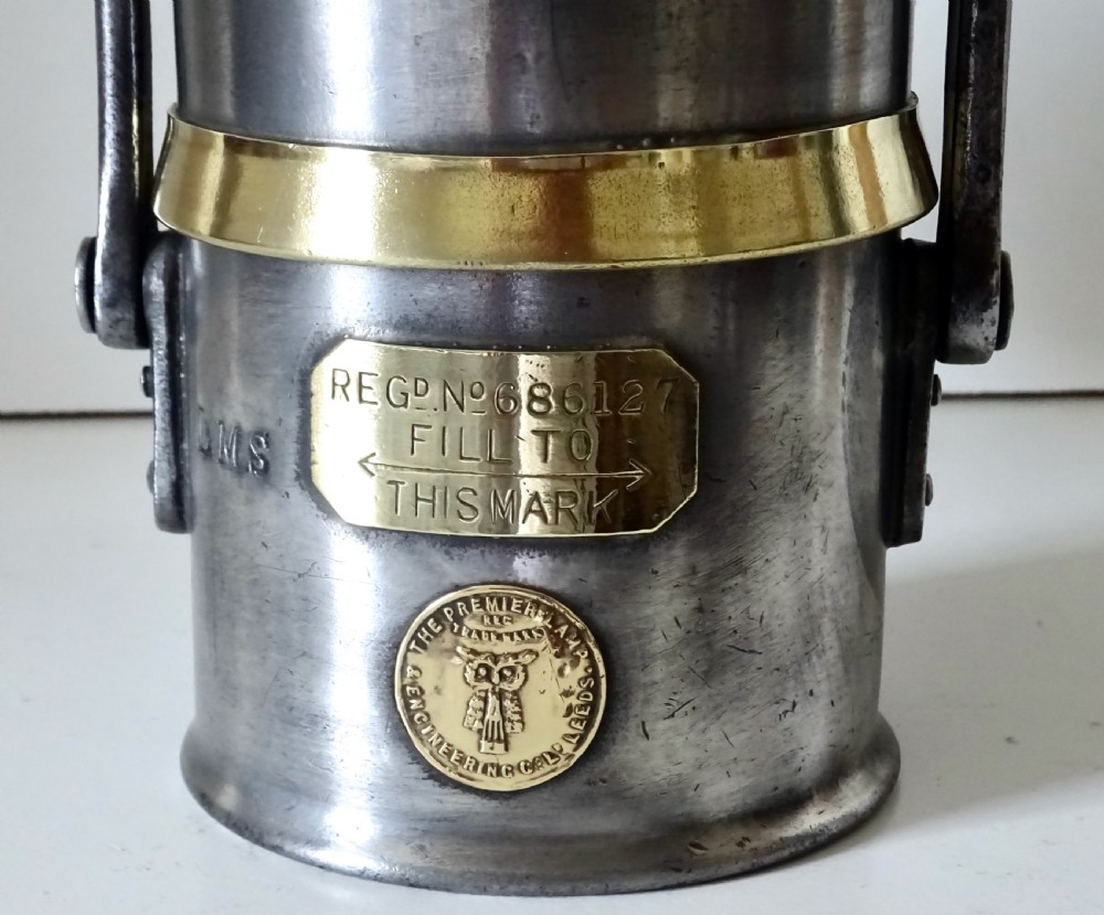 CARBIDE RAILWAY LAMP - LONDON MIDLANDS AND SCOTLAND View II