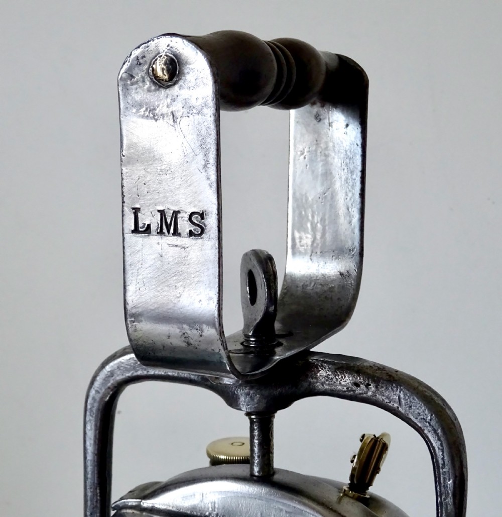 CARBIDE RAILWAY LAMP - LONDON MIDLANDS AND SCOTLAND View V