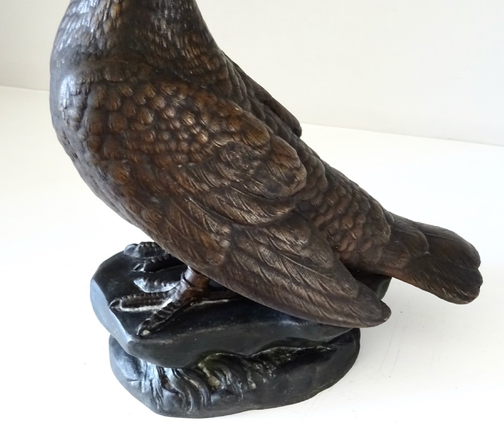 SPELTER RACING PIGEON BY L CARVIN View V