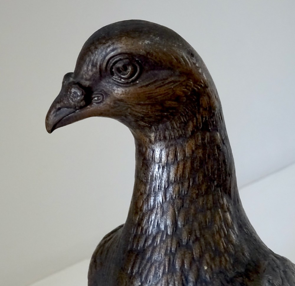 SPELTER RACING PIGEON BY L CARVIN View VI