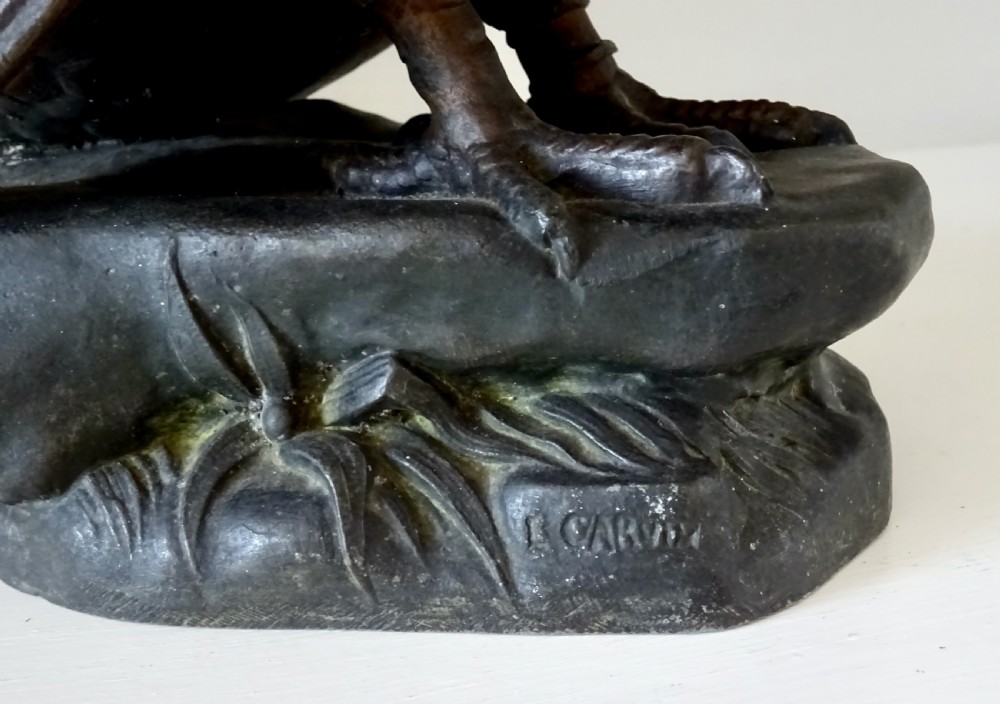 SPELTER RACING PIGEON BY L CARVIN View VII