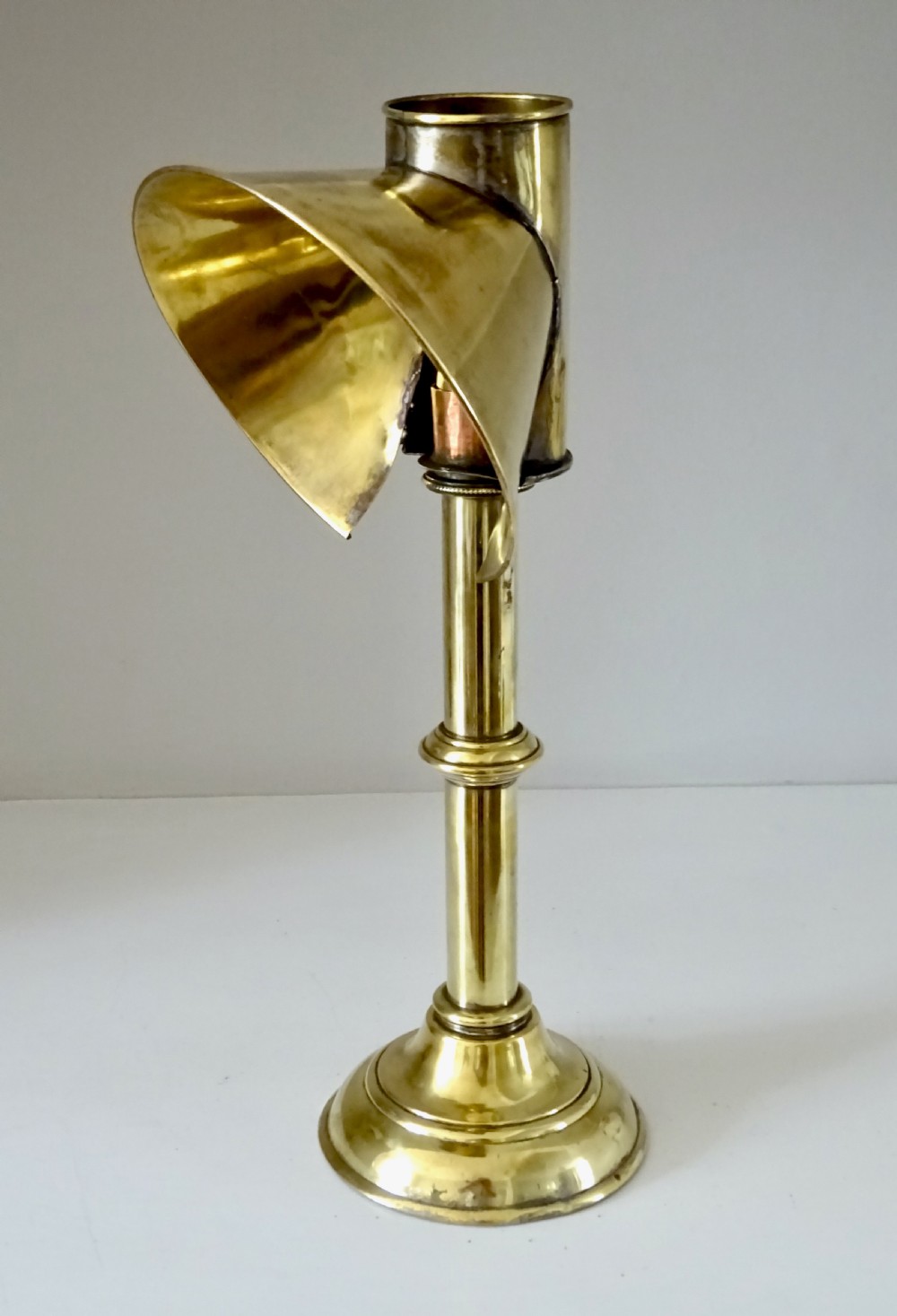 CIRCA 1891 CHARLES R DIBBEN CANDLE LAMP