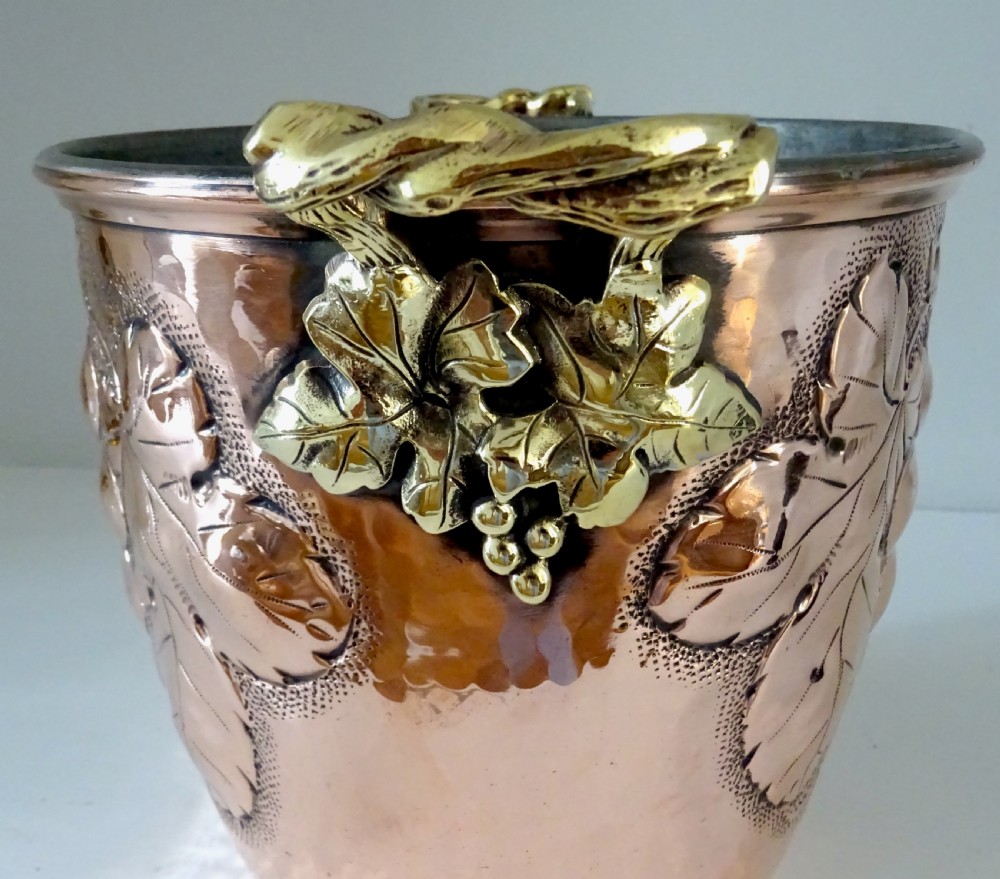 COPPER AND BRASS WINE BUCKET View III