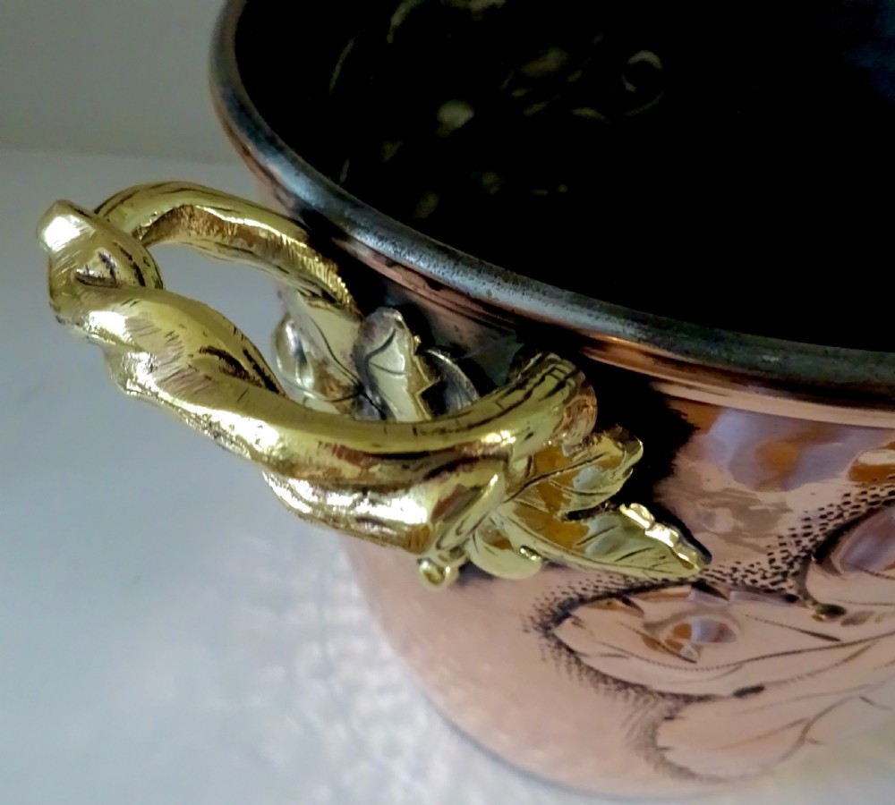 COPPER AND BRASS WINE BUCKET View IV