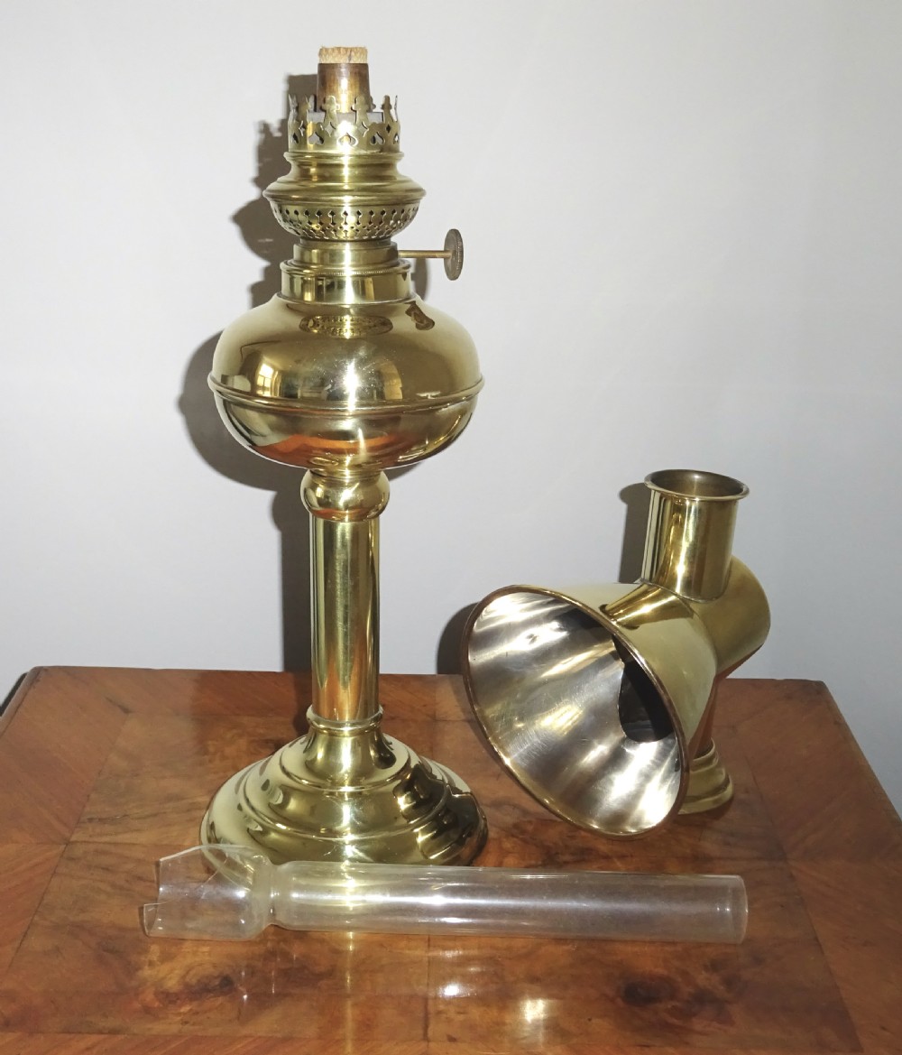 WILD AND WESSEL ADJUSTABLE HEIGHT OIL LAMP View V