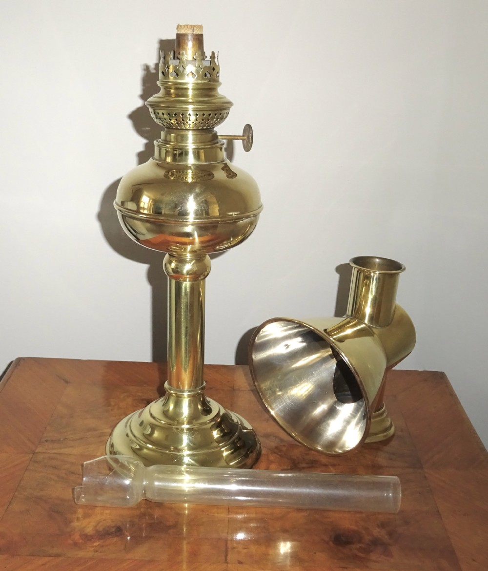WILD AND WESSEL ADJUSTABLE HEIGHT OIL LAMP View VI