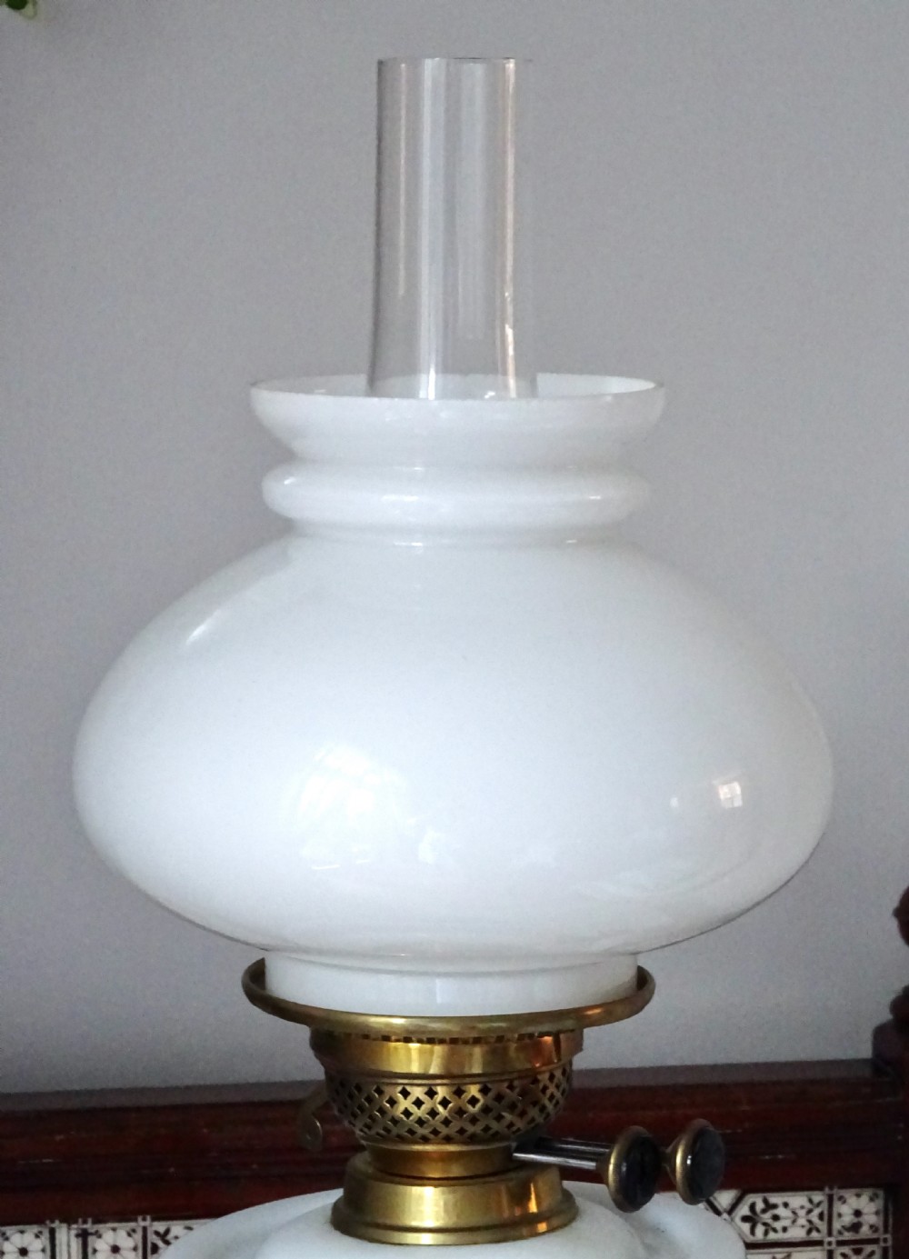 Circa 1920's VERITAS OIL LAMP  View V