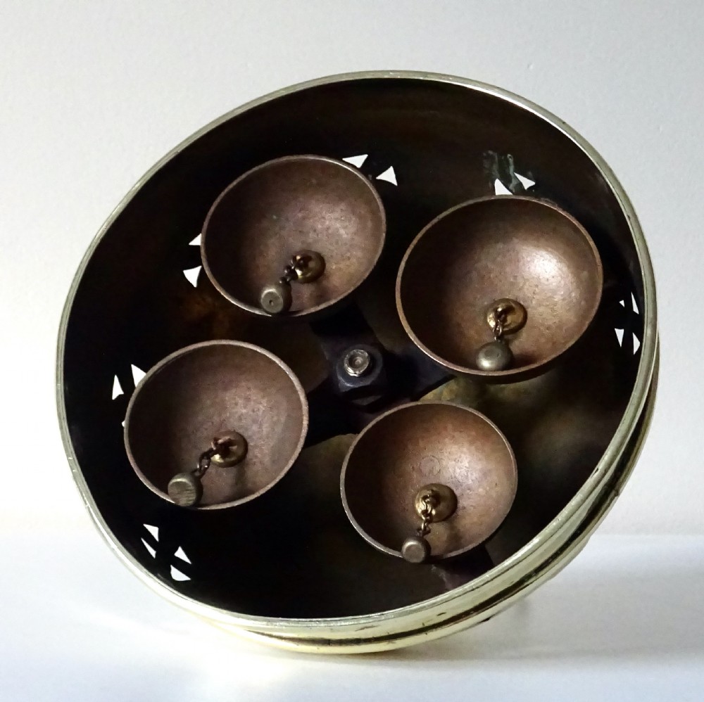 ALTAR BELLS IN A DECORATIVE BRASS COVER View II