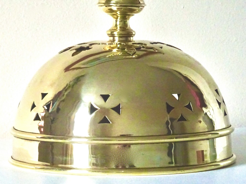 ALTAR BELLS IN A DECORATIVE BRASS COVER View III