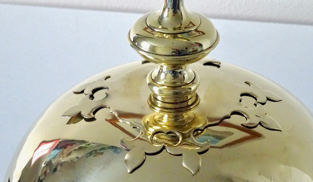 ALTAR BELLS IN A DECORATIVE BRASS COVER View V