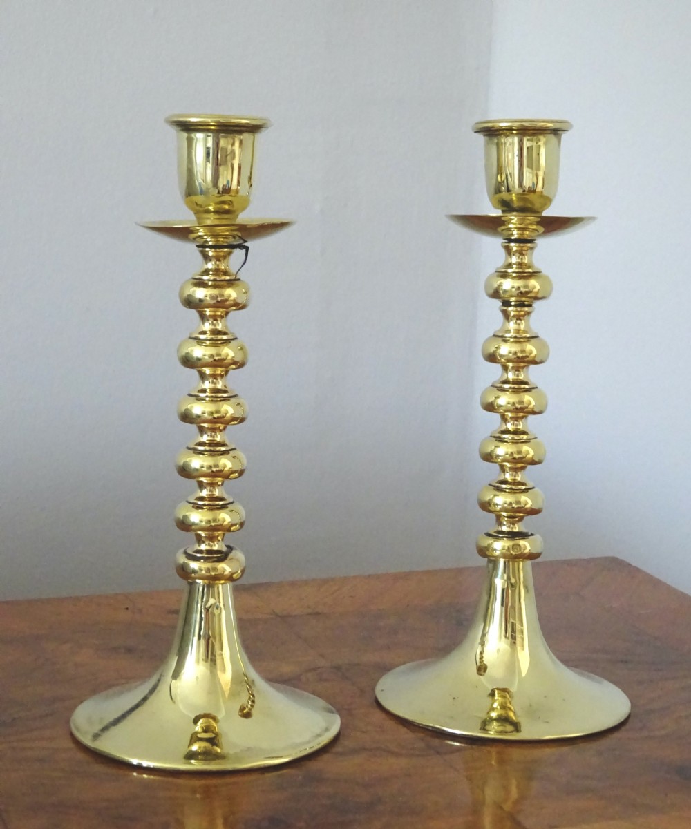 REG. NO.   GOOD QUALITY BRASS CANDLESTICKS View VI