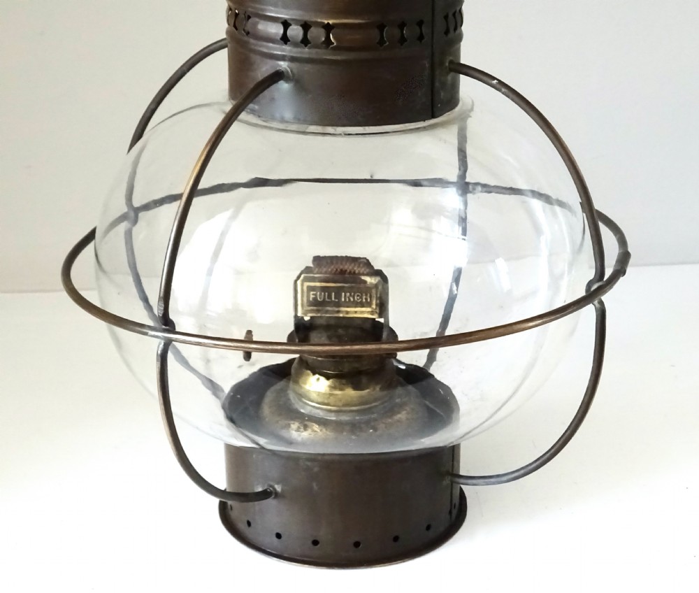 SHIP'S  'ONION' OIL LANTERN View V
