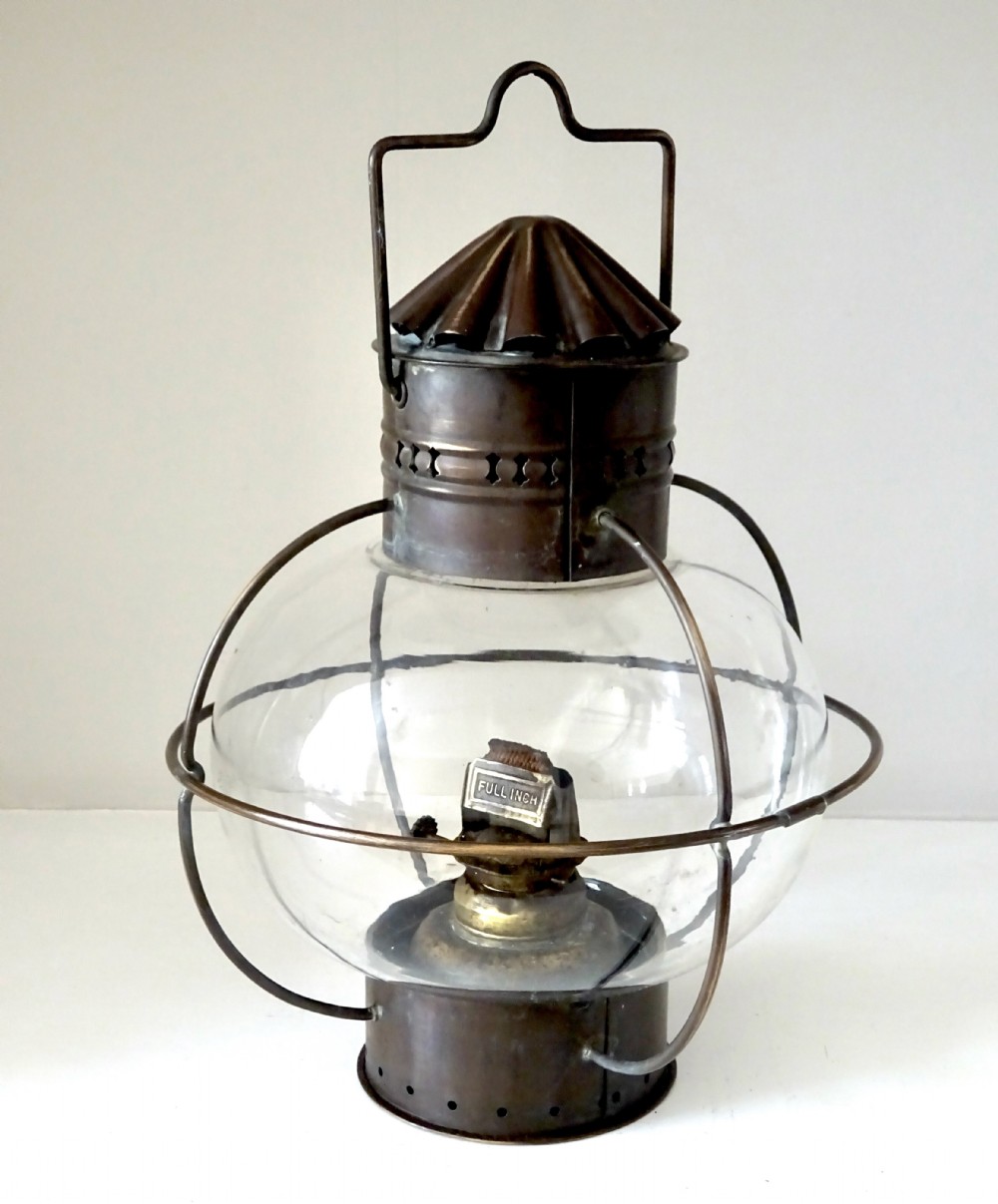 SHIP'S  'ONION' OIL LANTERN