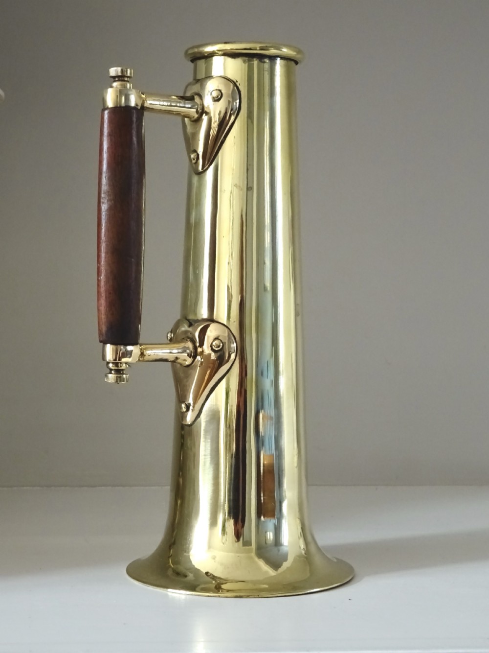 1920's BRASS AND BRONZE SALINE JUG View II