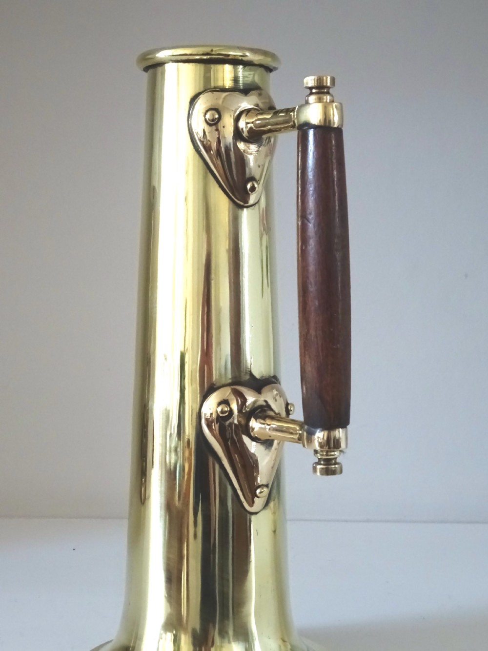 1920's BRASS AND BRONZE SALINE JUG View IV