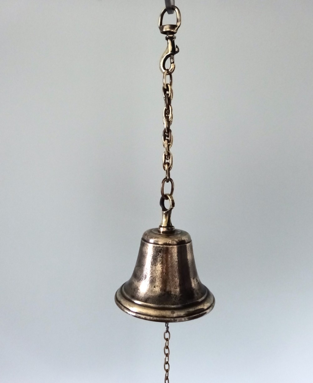 SMALL BRONZE 'STARTER'S' BELL WITH CHAIN ATTACHMENT View VII