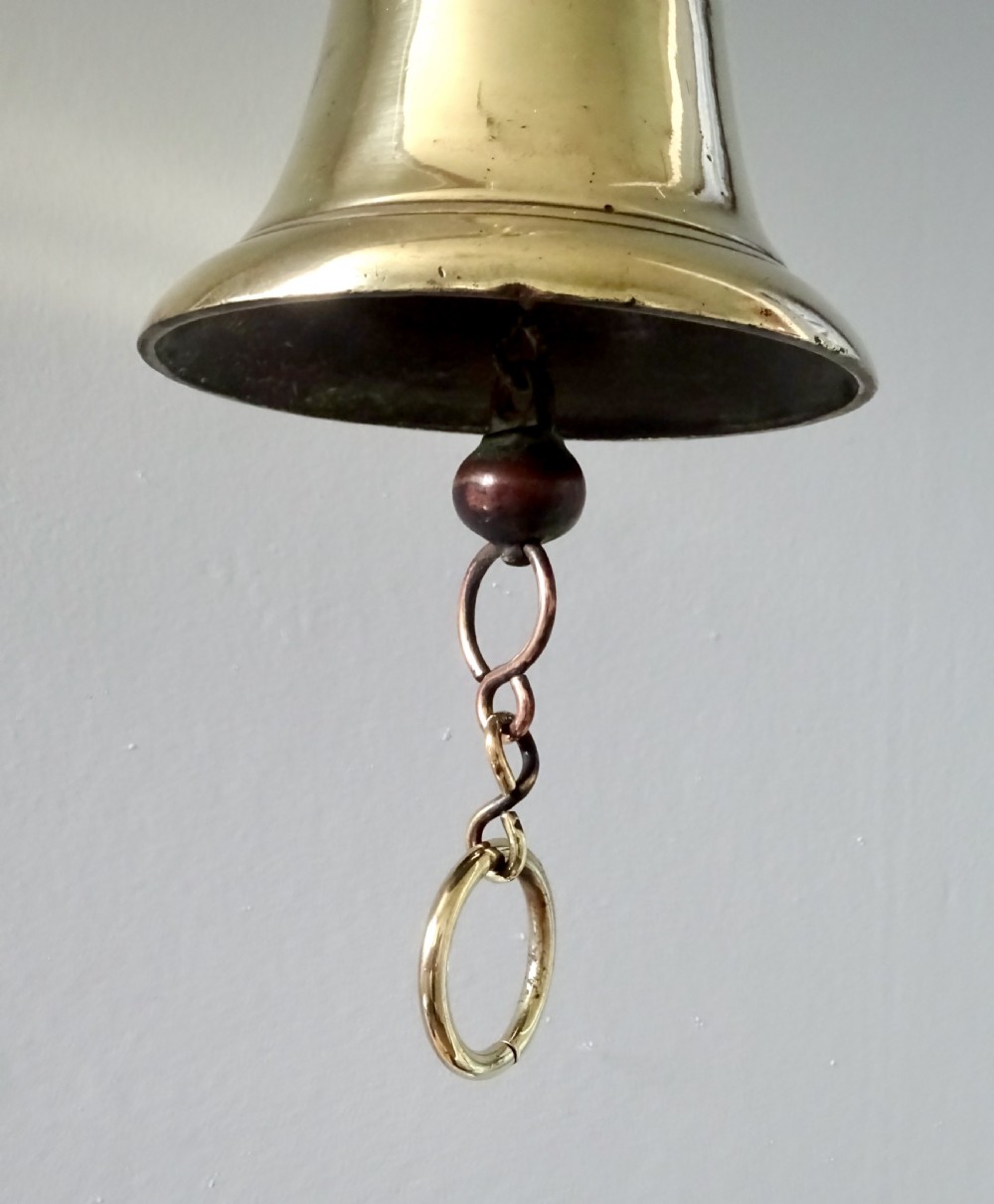 BRASS BELL POSSIBLY MILITARY View II