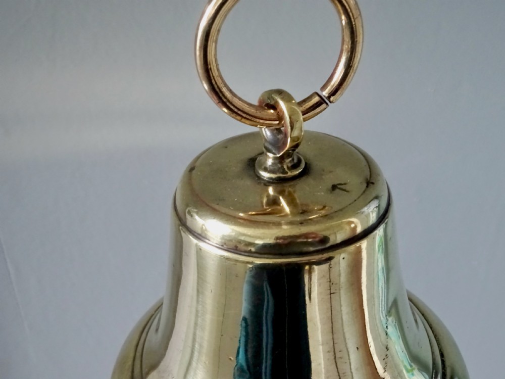 BRASS BELL POSSIBLY MILITARY View III