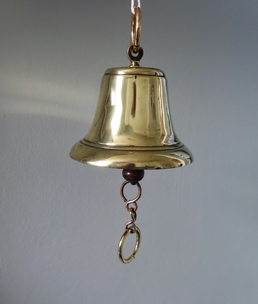 BRASS BELL POSSIBLY MILITARY View VI