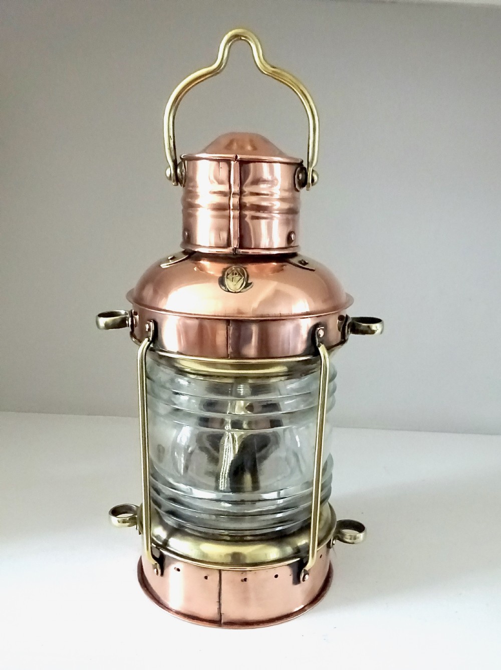 ANCHOR MARITIME OIL LAMP BY D.L. View VI