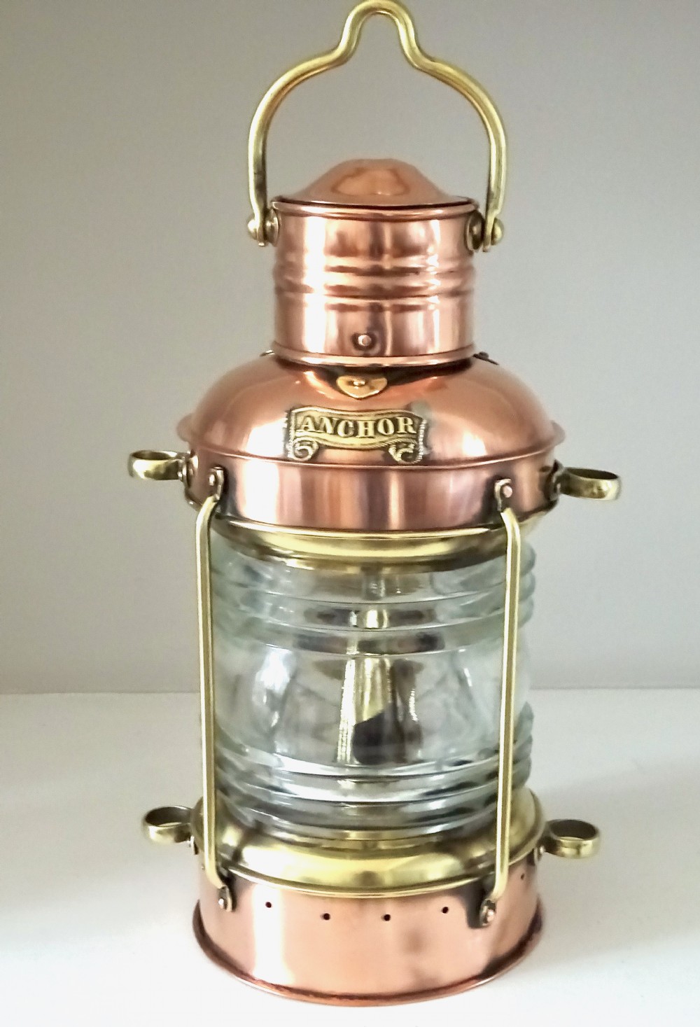 ANCHOR MARITIME OIL LAMP BY D.L.