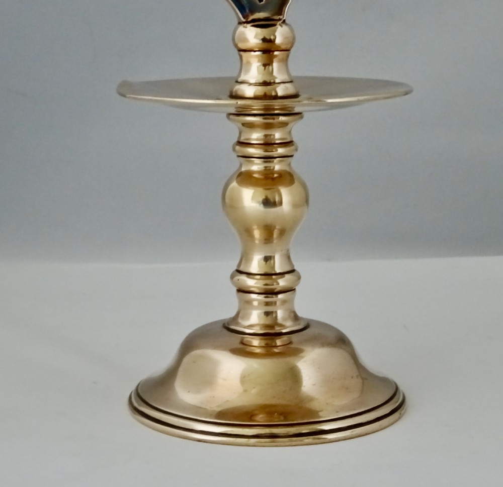 BRONZE TAVERN CANDLESTICK WITH BELL View V