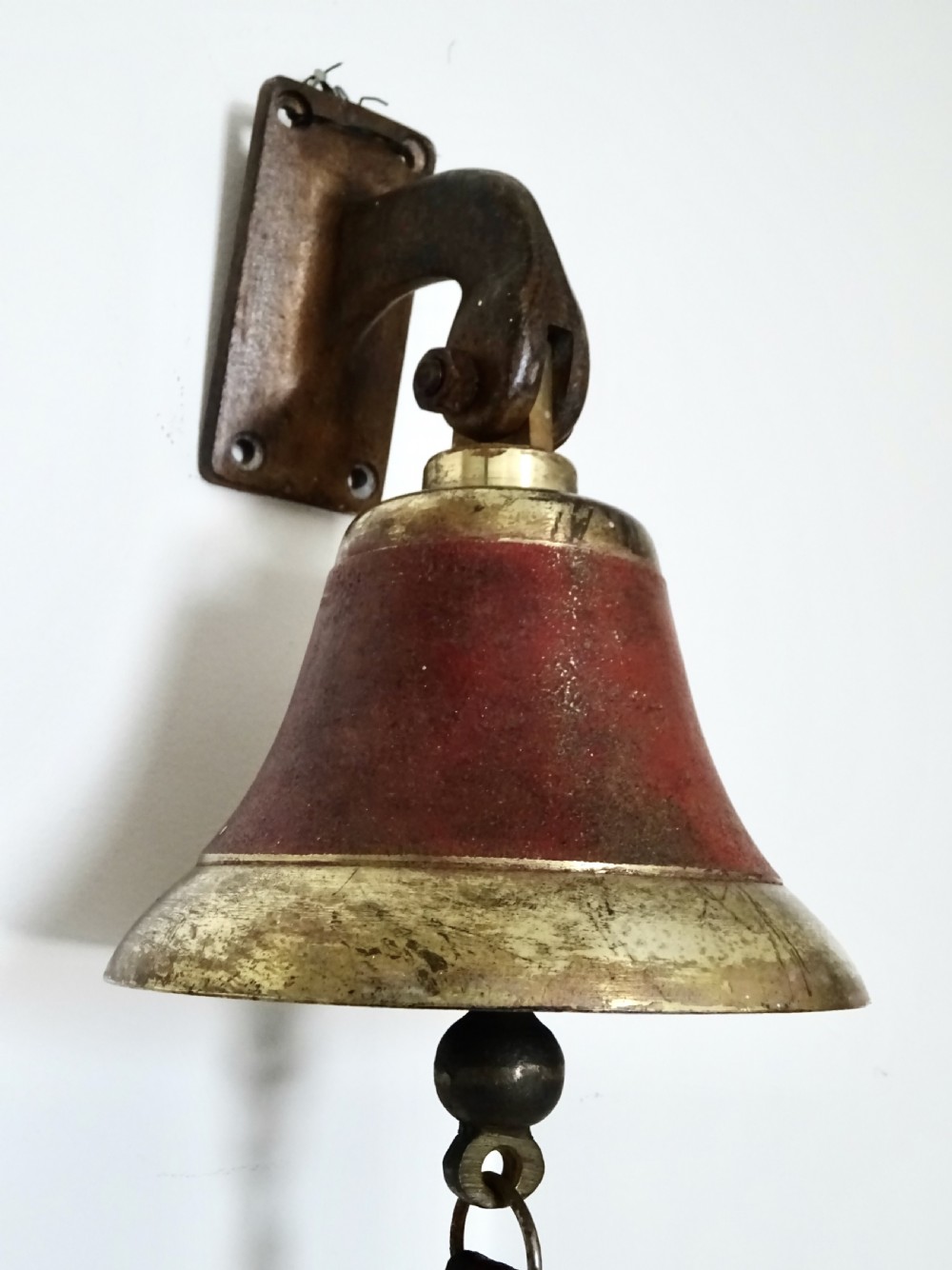 OLD FIRE BELL WITH ORIGINAL PARTS View II