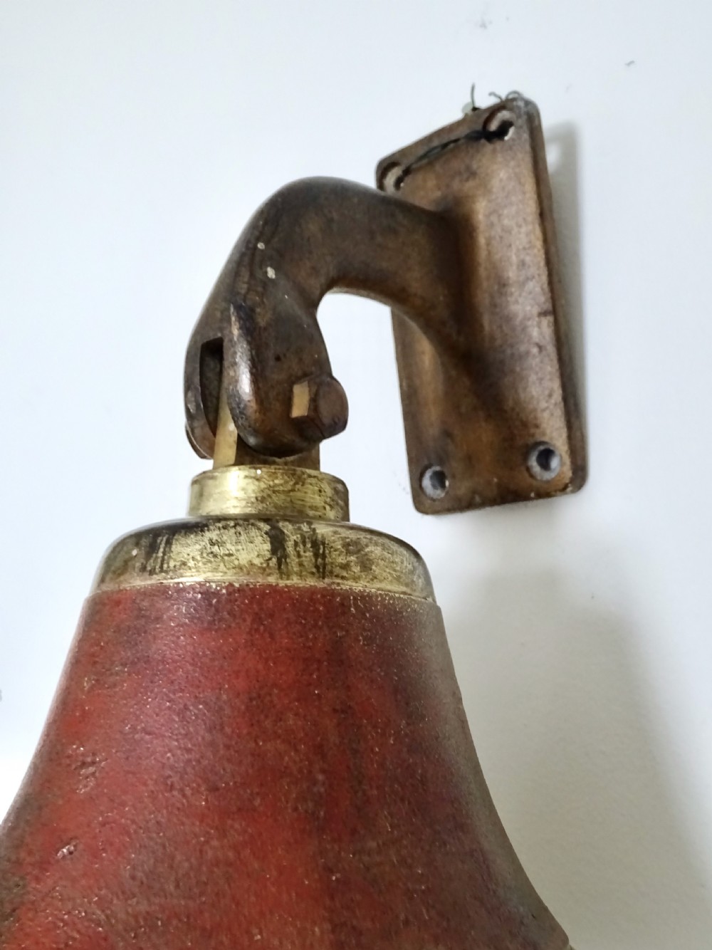 OLD FIRE BELL WITH ORIGINAL PARTS View III