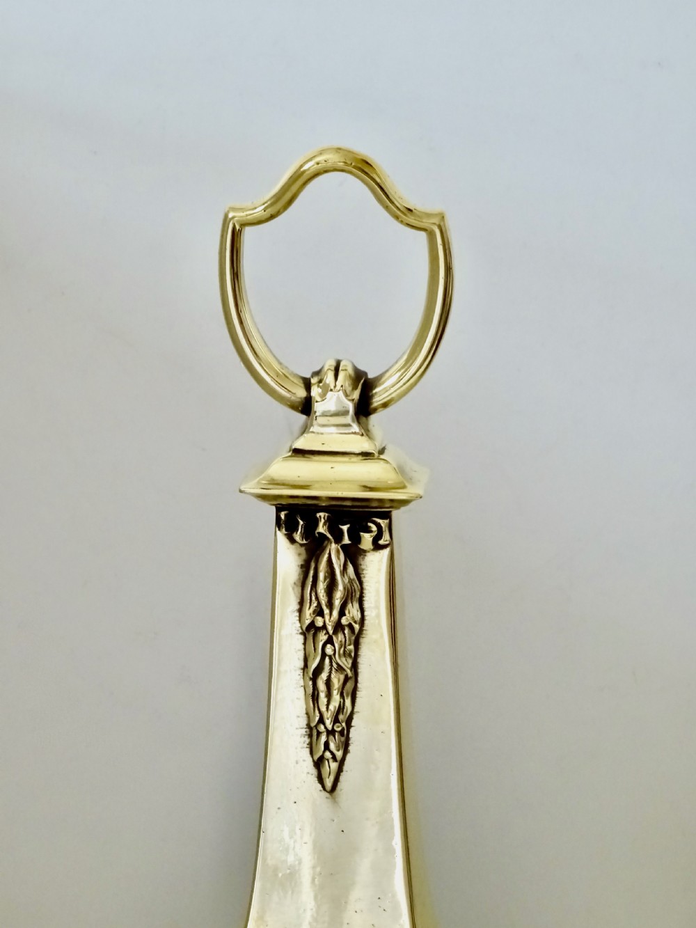 CIRCA 1884- A  HEAVY BRASS DOORSTOP View II