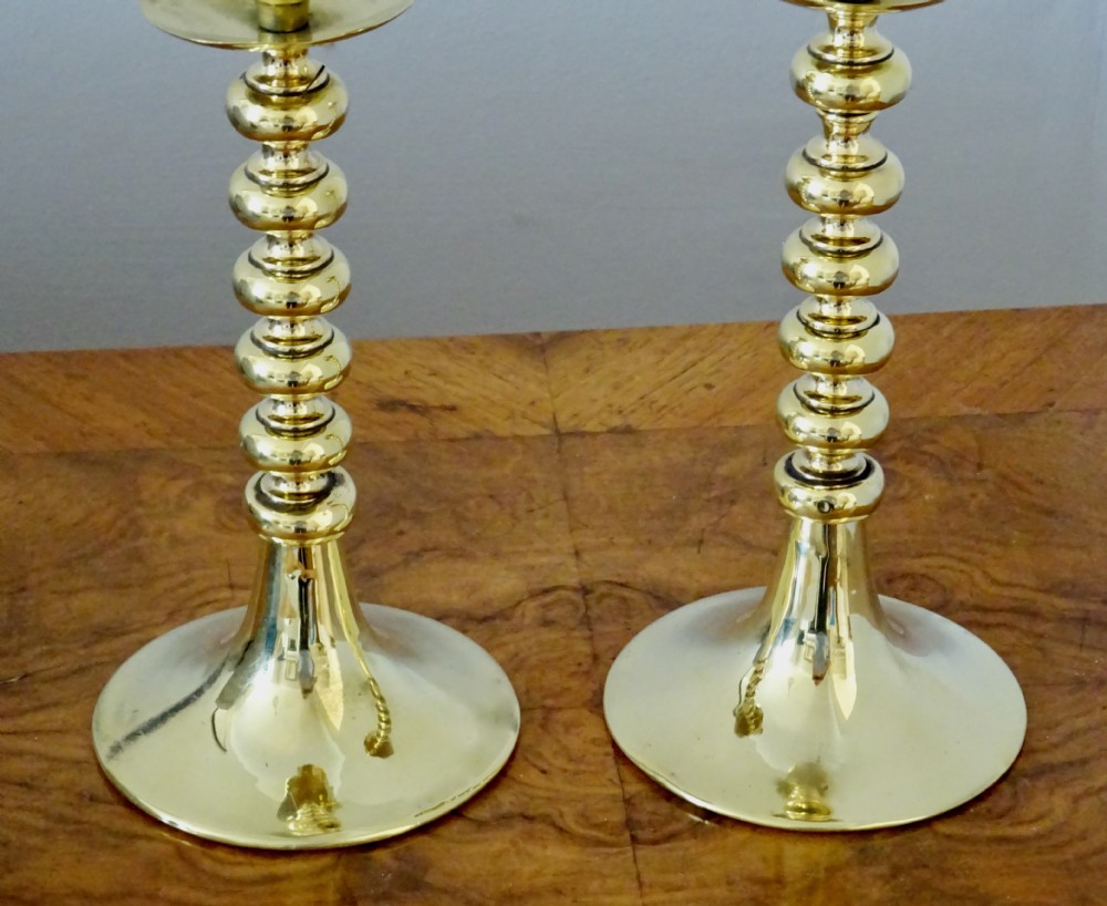 REG. NO.   GOOD QUALITY BRASS CANDLESTICKS View IV