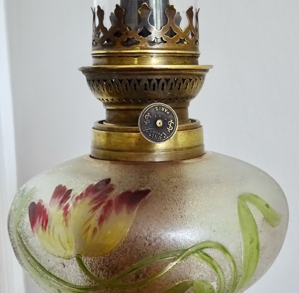 C1890- FRENCH OIL LAMP View IV