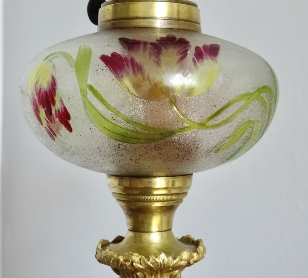 C1890- FRENCH OIL LAMP View VI
