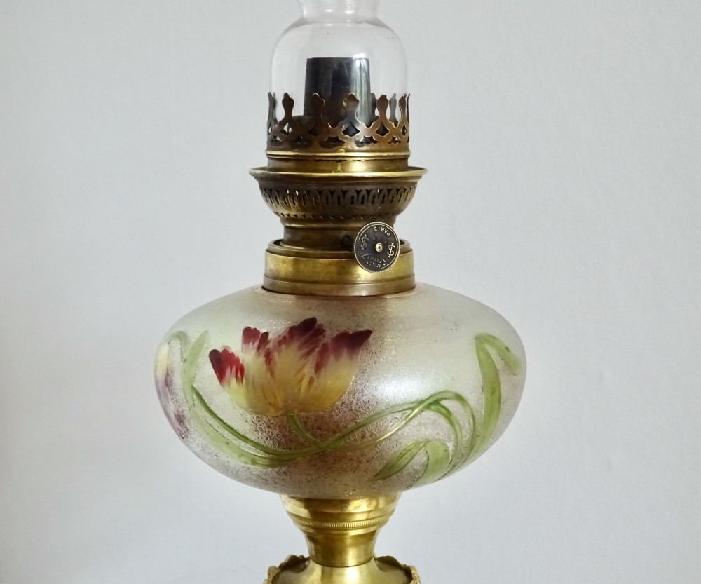 C1890- FRENCH OIL LAMP View VII