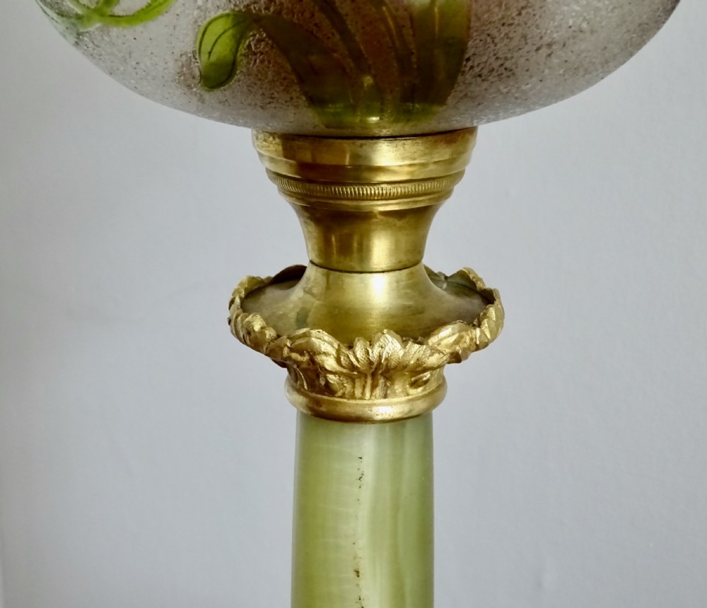 C1890- FRENCH OIL LAMP View VIII