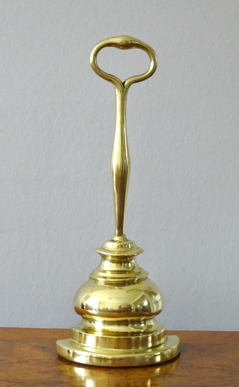 VICTORIAN HEAVY BRASS DOOR STOP