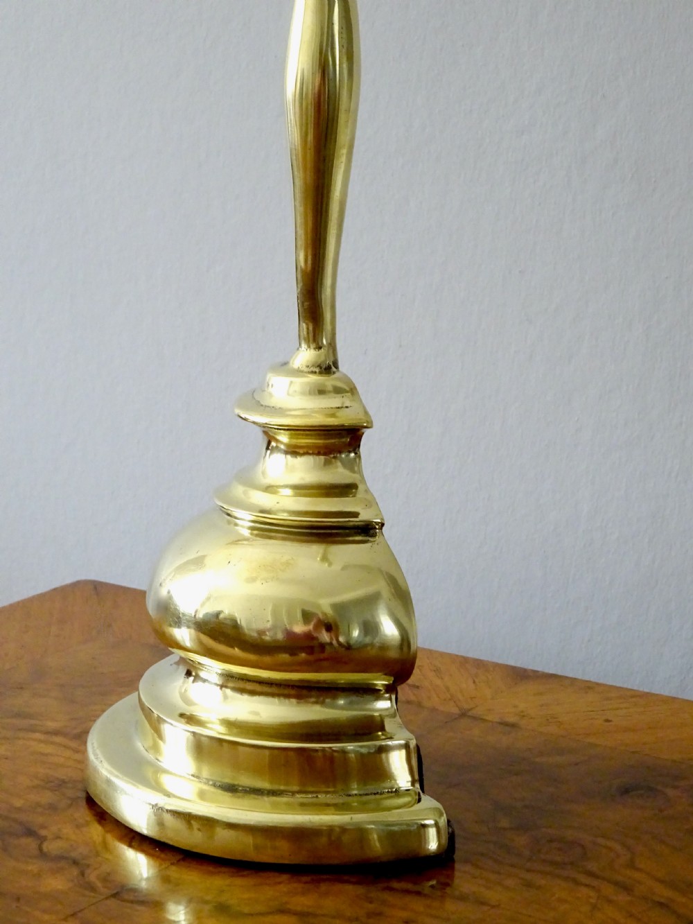 VICTORIAN HEAVY BRASS DOOR STOP View II