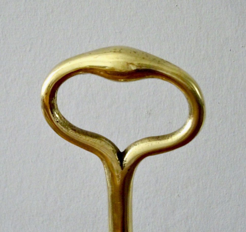 VICTORIAN HEAVY BRASS DOOR STOP View III