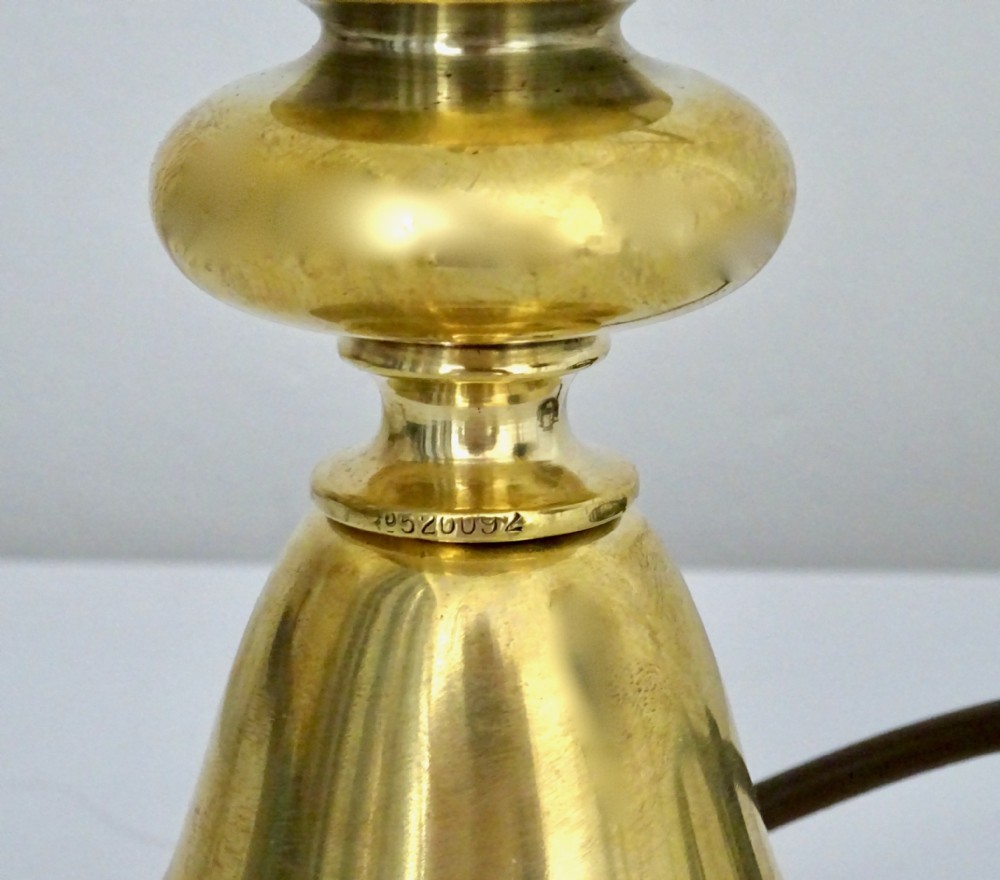 DATED 1909/10   GOOD QUALITY TABLE LAMP View III