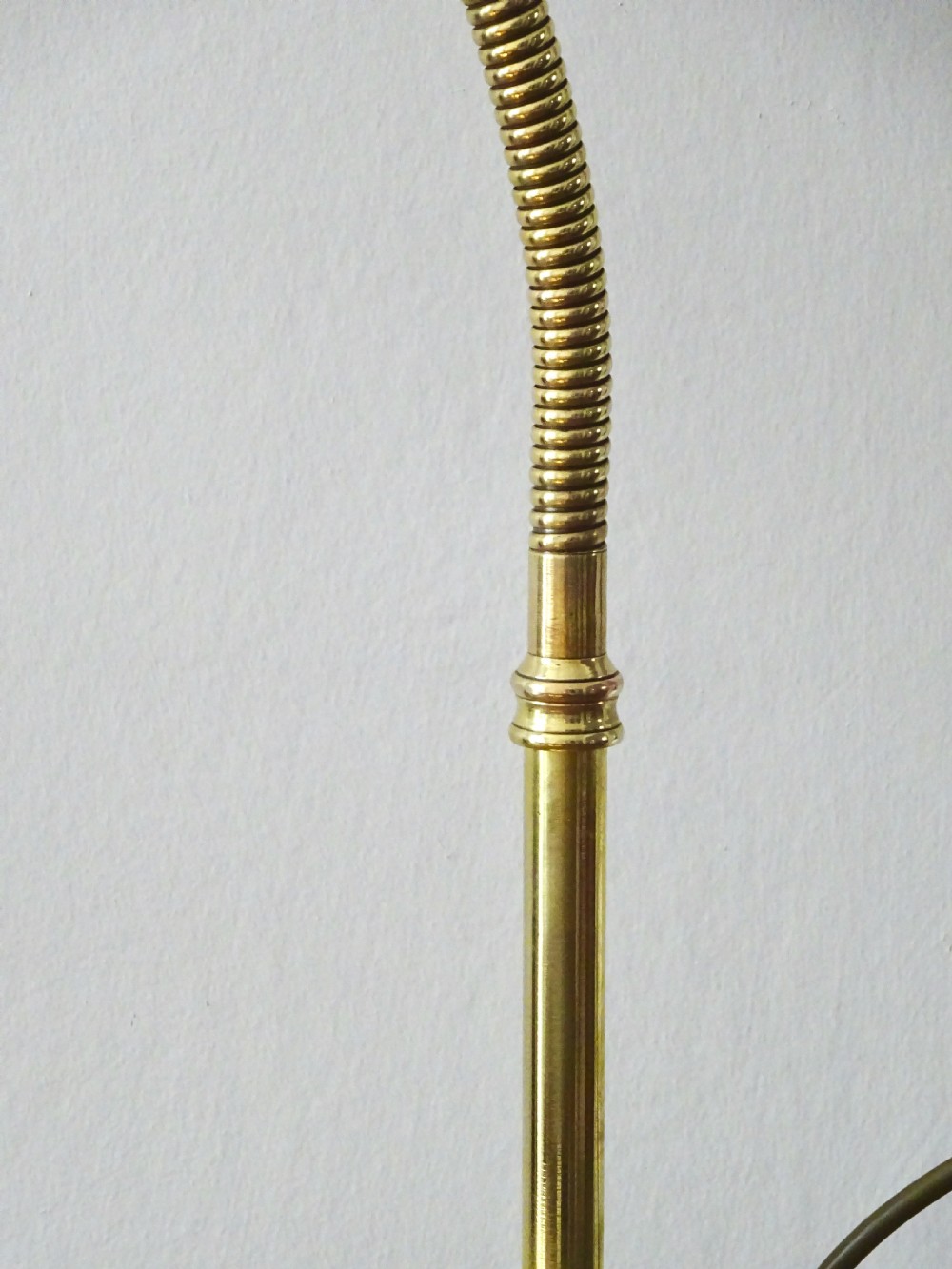 BRASS DESK LAMP WITH SHELL SHADE View III