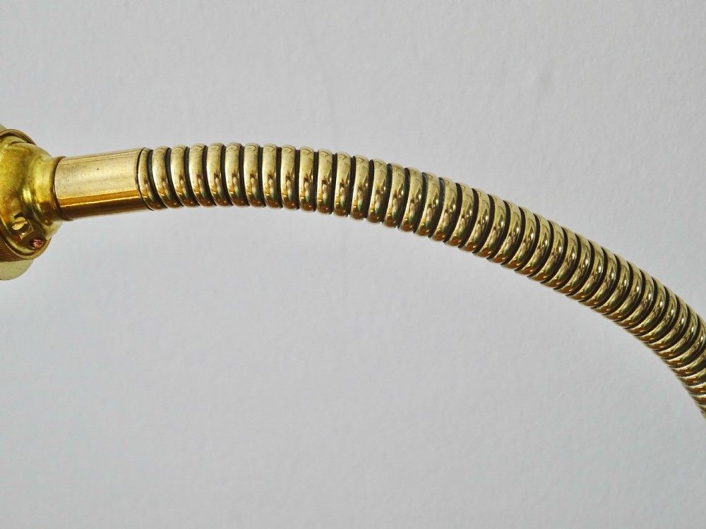 BRASS DESK LAMP WITH SHELL SHADE View IV